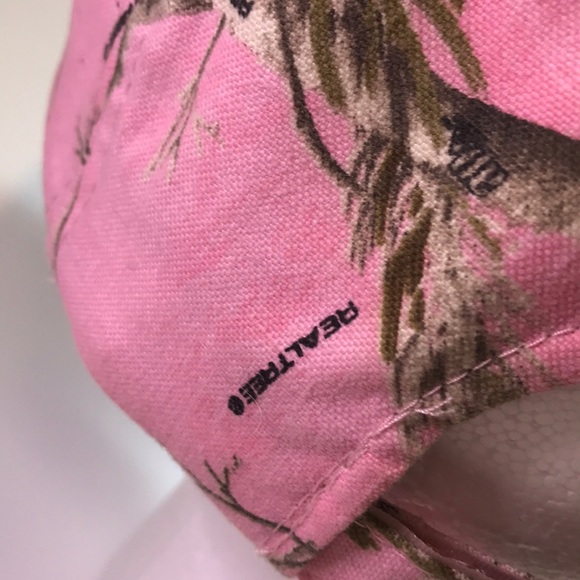 Realtree Cap Hat Pink and Green - Picture 4 of 5